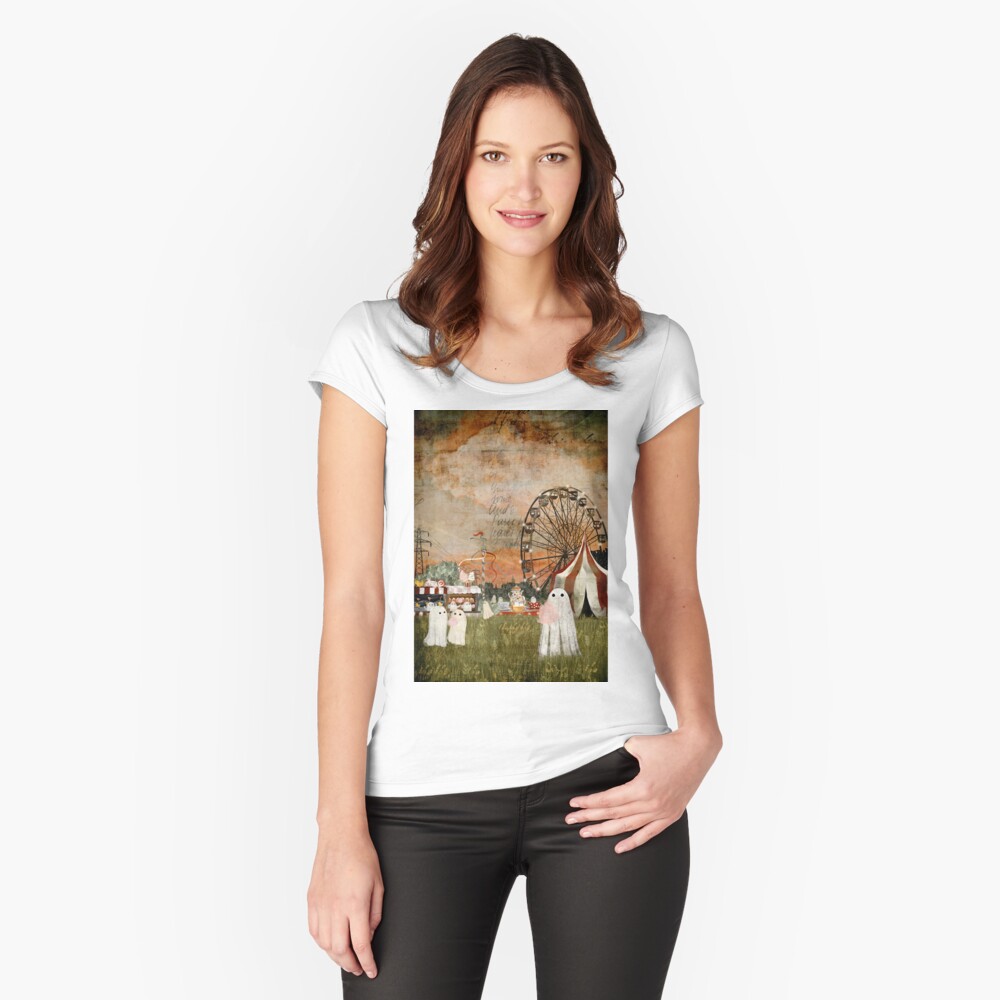 Item preview, Fitted Scoop T-Shirt designed and sold by katherineblower.