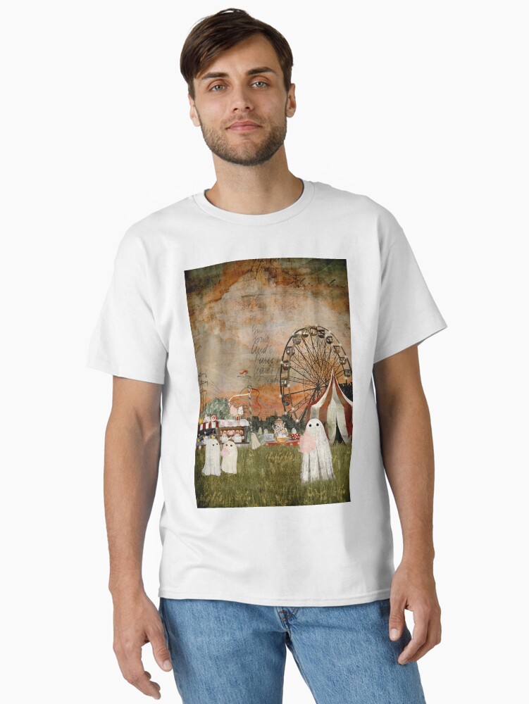 Thumbnail 2 of 7, Classic T-Shirt, Ghost Fairground designed and sold by katherineblower.
