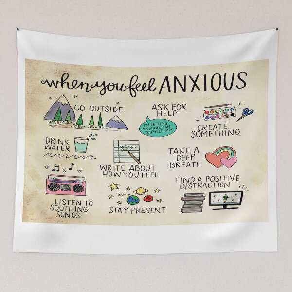 Item preview, When You Feel Anxious Print designed and sold by UweSchroeder.