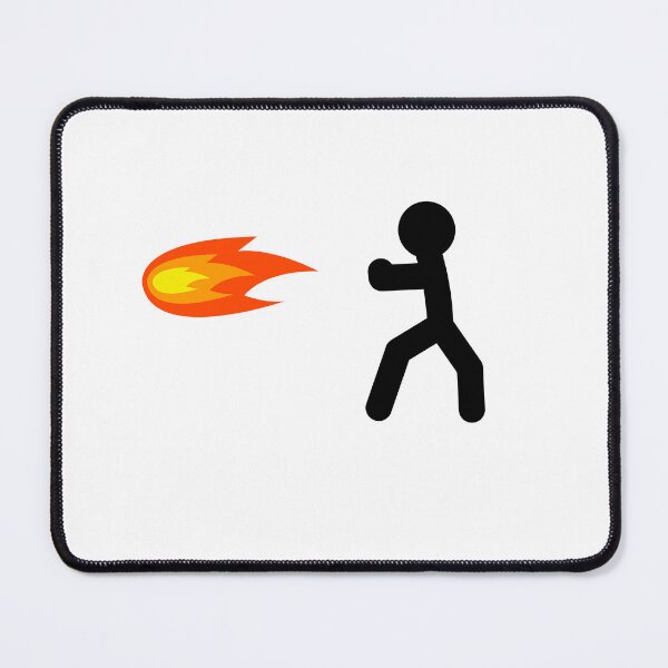 Item preview, Stickman fireball attack designed and sold by Twonumbernines.
