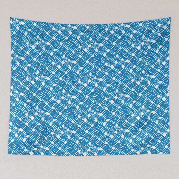 Item preview, Vertical Blue And White Striped Pattern designed and sold by therkmr.