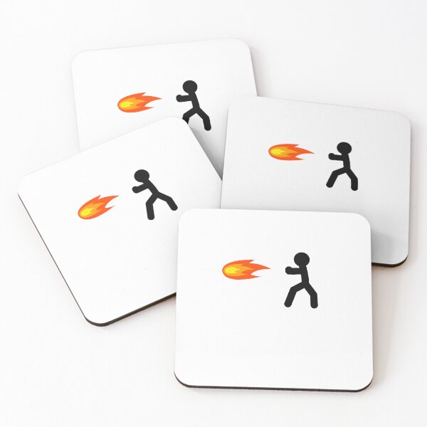 Item preview, Stickman fireball attack designed and sold by Twonumbernines.