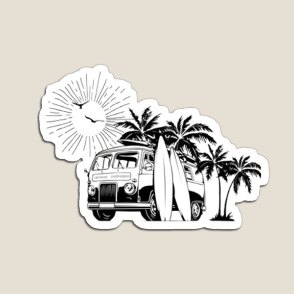 Item preview, Summer Vibes, Island Life, Surf Life, Vintage Van designed and sold by StoriesDesigns.