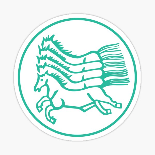 Aperçu de l'œuvre Cheval, motif traditionnel coréen, art coréen créée et vendue par allpalgo.