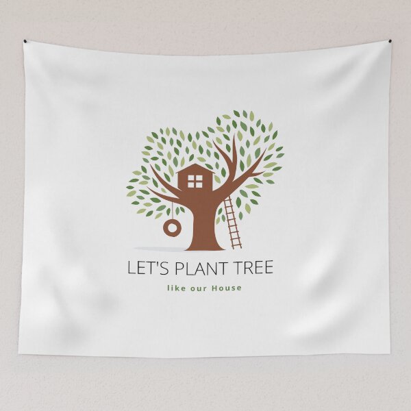 Item preview, Let's Plant A Tree Earth Day like our house for Earth Lovers designed and sold by ALEXANDREART.