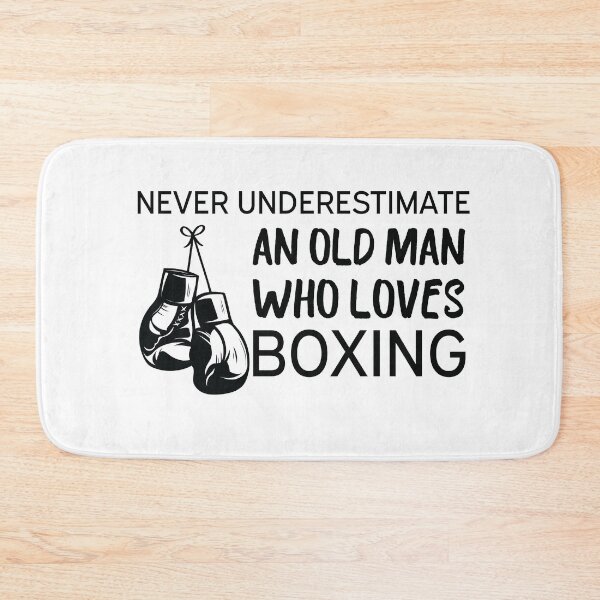 Item preview, Never Underestimate An Old Man Who Loves Boxing designed and sold by beefrancky.