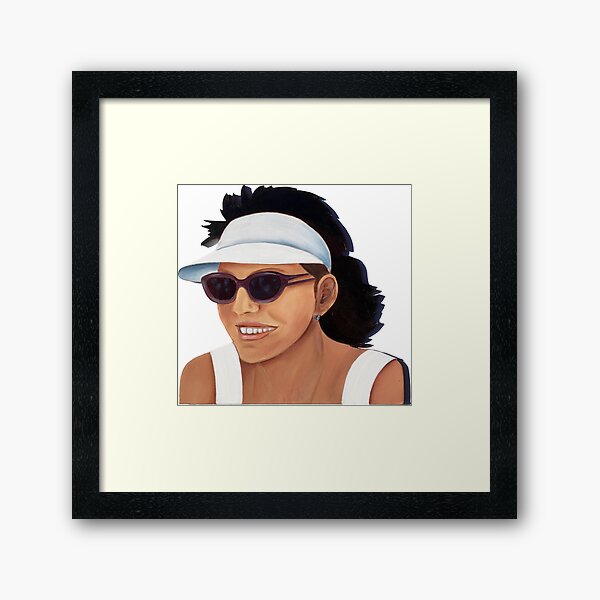 Timber Cut Out Girl Framed Art Print