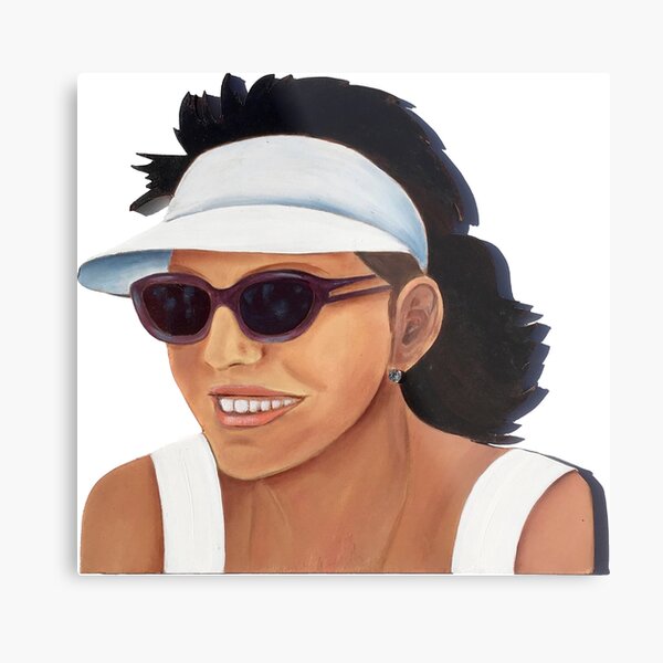 Timber Cut Out Girl Metal Print