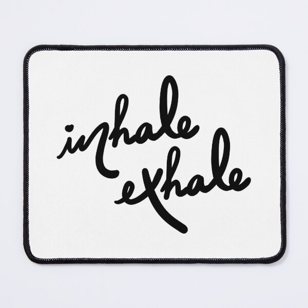 Item preview, Inhale Exhale Lettering design designed and sold by Khotekmei.