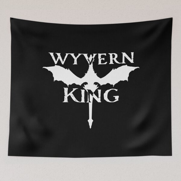 Item preview, Wyvern King (white) Sticker designed and sold by EricaGarcasia.