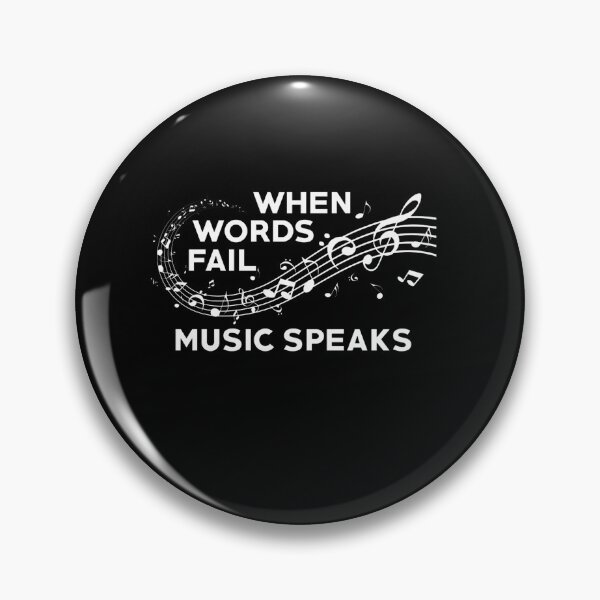 Item preview, When Words Fail Music Speak Graphic Teacher Music Notes designed and sold by LegOlenve.