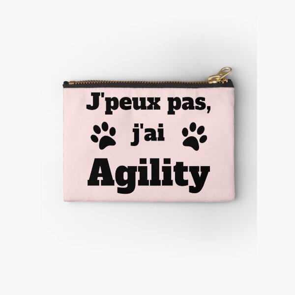 Item preview, Text i can't i have agility in black designed and sold by PausePapote.