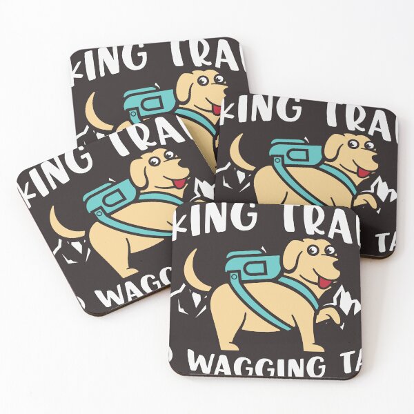 Item preview, Hiking Trails And Wagging Tails designed and sold by RED FIR.