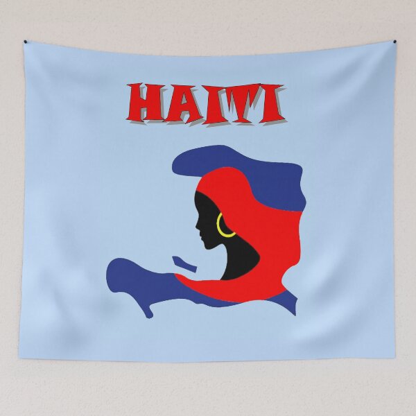 Item preview,  HAITI ; Modern Caribbean Island Abstract Travel  Advertising Print designed and sold by posterbobs.