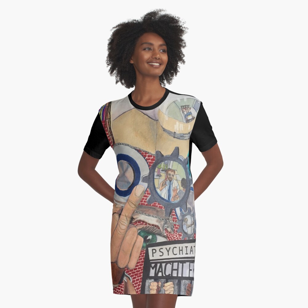 Item preview, Graphic T-Shirt Dress designed and sold by Pamwagg.