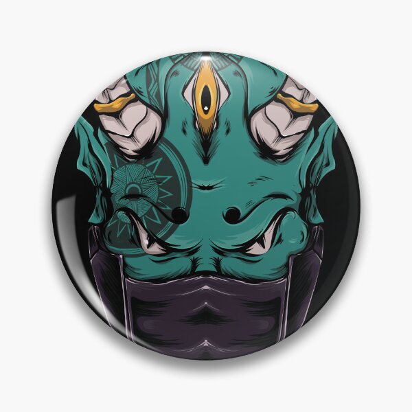 Item preview,  Oni Ninja Dark Mask Horns Third Eye Warrior designed and sold by BakaOutfit.