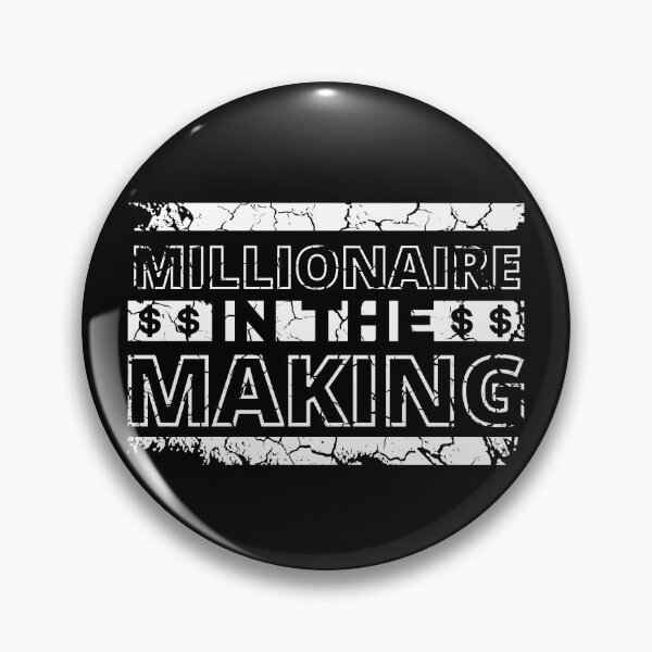 Item preview, Millionaire in the making dollar signs distressed 2 designed and sold by KingsManKind.