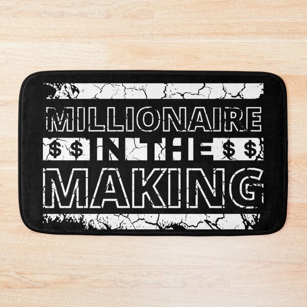 Item preview, Millionaire in the making dollar signs distressed 2 designed and sold by KingsManKind.