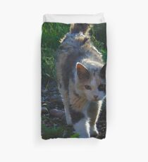 Funda nórdica Gatos guerreros - Hoja moteada