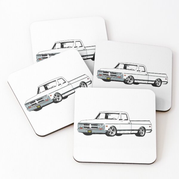 Item preview, White 60s Lowered G Truck  designed and sold by CoolRide.
