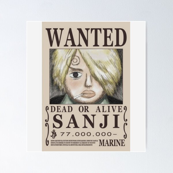 Artikel-Vorschau von Sanji wollte zuerst ein Plakat, designt und verkauft von NicolasHil.