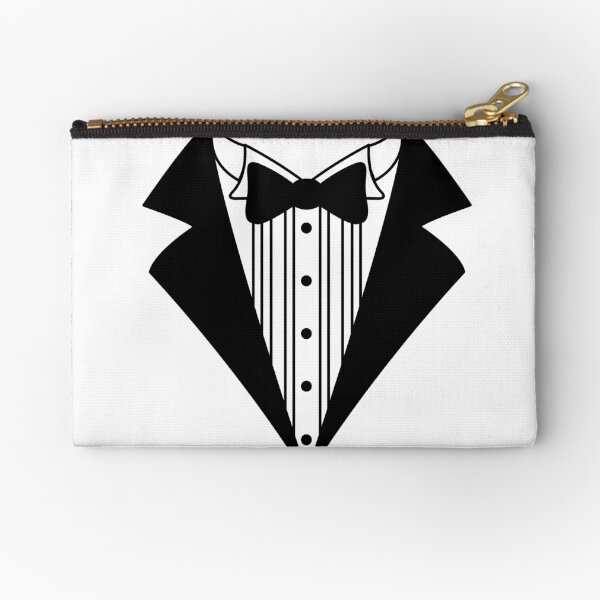 Tuxedo Zipper Pouch