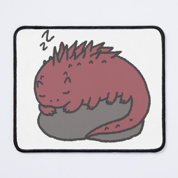 Item preview, Sleeping Chibi Basilisk Dungeons and Dragons designed and sold by tinyskykitten.