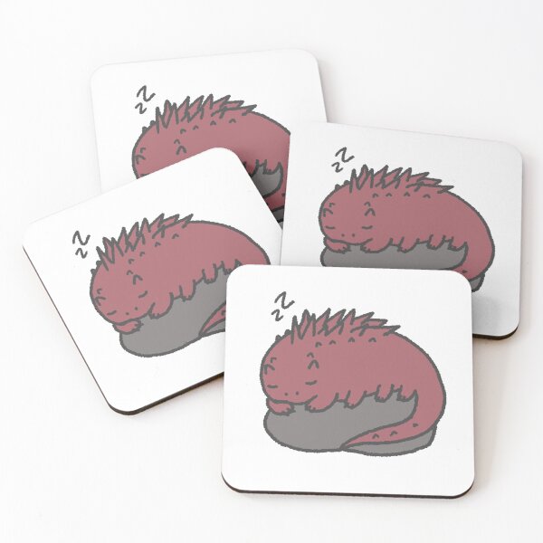 Item preview, Sleeping Chibi Basilisk Dungeons and Dragons designed and sold by tinyskykitten.