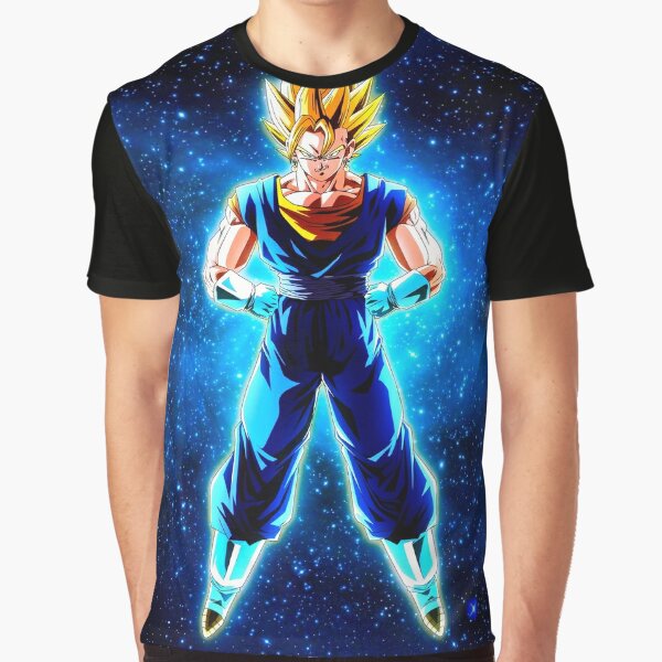 Vegito Blue Graphic T-Shirt by AbdeeFactory