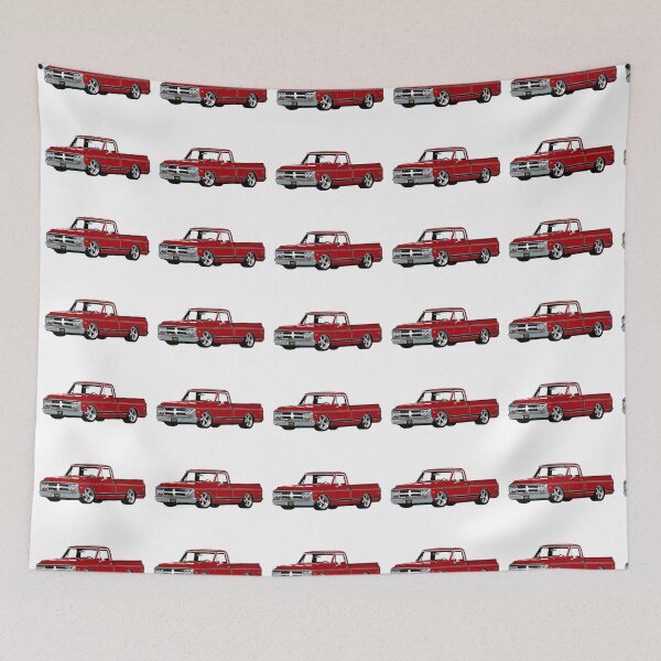 Item preview, Red 60s Lowered G Truck  designed and sold by CoolRide.