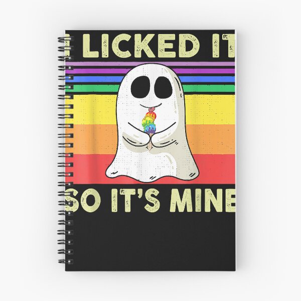 Item preview, I Licked It So It's Mine LGBT Ghost Ice Cream Gay  designed and sold by SethFrancis37.