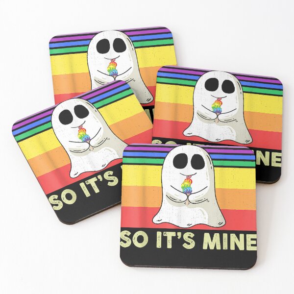Item preview, I Licked It So It's Mine LGBT Ghost Ice Cream Gay  designed and sold by SethFrancis37.