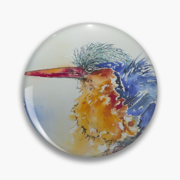 Item preview, malachite kingfisher designed and sold by TamrynPohlArt.