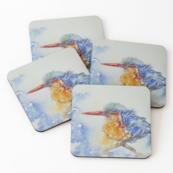 Item preview, malachite kingfisher designed and sold by TamrynPohlArt.