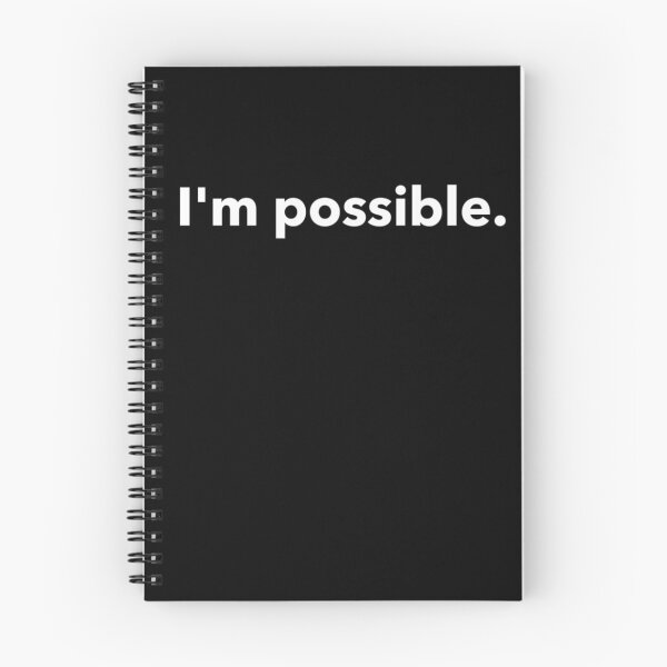 Item preview, I'm Possible (Black) designed and sold by nerdytalks.