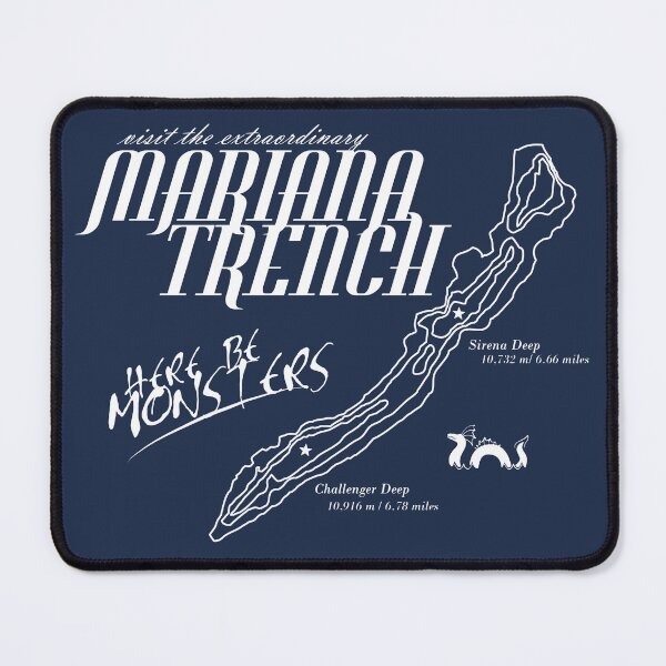 Item preview, Visit the Extraordinary Mariana Trench (dark bg) designed and sold by Mechanical-Koi.