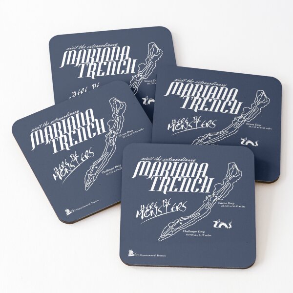 Item preview, Visit the Extraordinary Mariana Trench (dark bg) designed and sold by Mechanical-Koi.