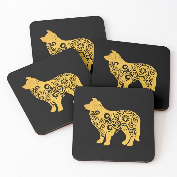 Item preview, Border Collie Puppy Dog Papercut Mandala Art designed and sold by hign.