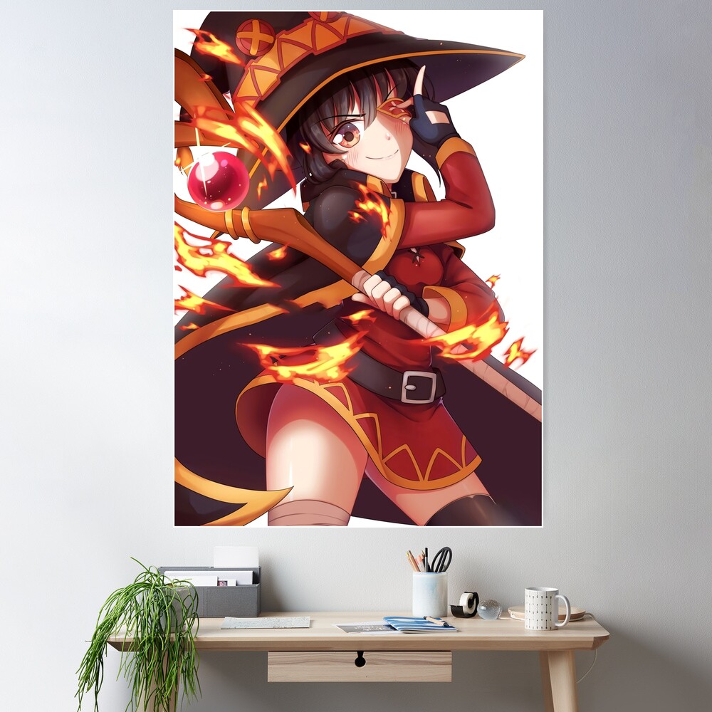 Kazuma Megumin Konosuba' Poster, picture, metal print, paint by