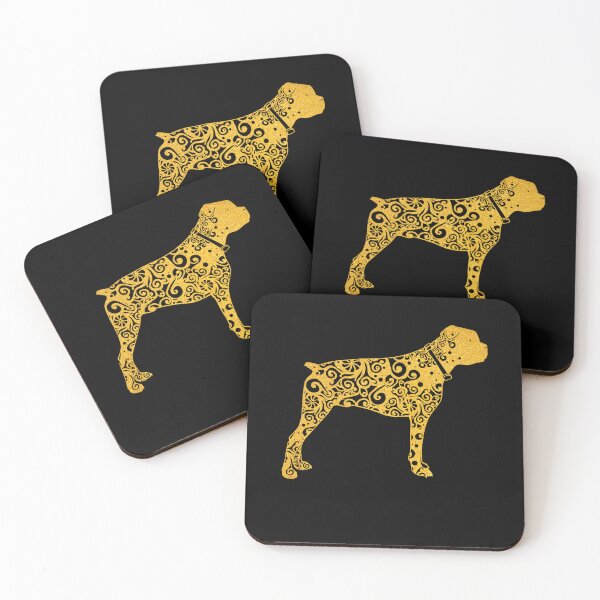 Item preview, Boxer Dog Dog Papercut Mandala Art designed and sold by hign.