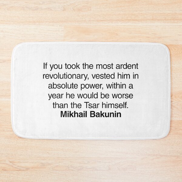 Item preview, Mikhail Bakunin Communist Quote. Best Gift for a Mikhail Bakunin's Socialist Fan (Communism quotes). designed and sold by margaretgiles.