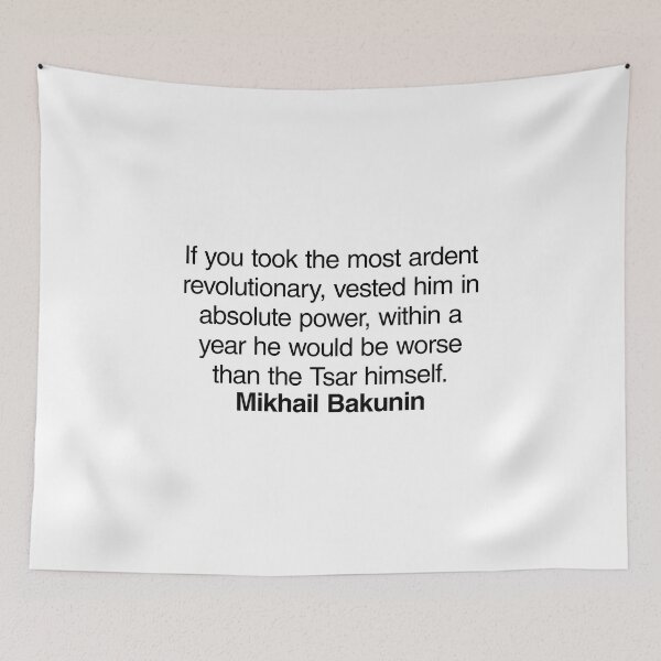 Item preview, Mikhail Bakunin Communist Quote. Best Gift for a Mikhail Bakunin's Socialist Fan (Communism quotes). designed and sold by margaretgiles.