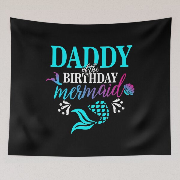 Item preview, Daddy Of The Birthday Mermaid Matching Family designed and sold by PameGraha.