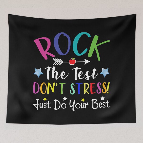 Item preview, Rock The Test Pre-k Preschool Students Test Day Teacher designed and sold by frontvernacular.