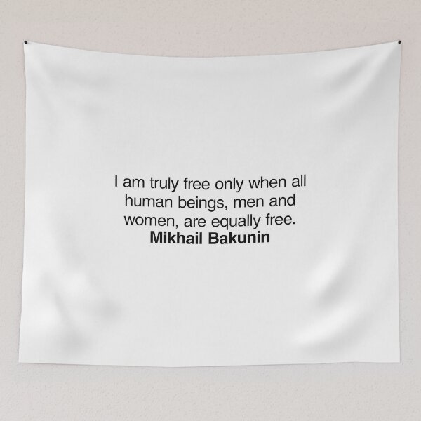Item preview, Mikhail Bakunin Communist Quote. Best Gift for a Mikhail Bakunin's Socialist Fan (Communism quotes). designed and sold by margaretgiles.