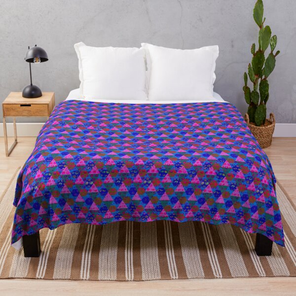 Item preview, Geometric colorful mixed media seamless pattern designed and sold by AleFairyland.