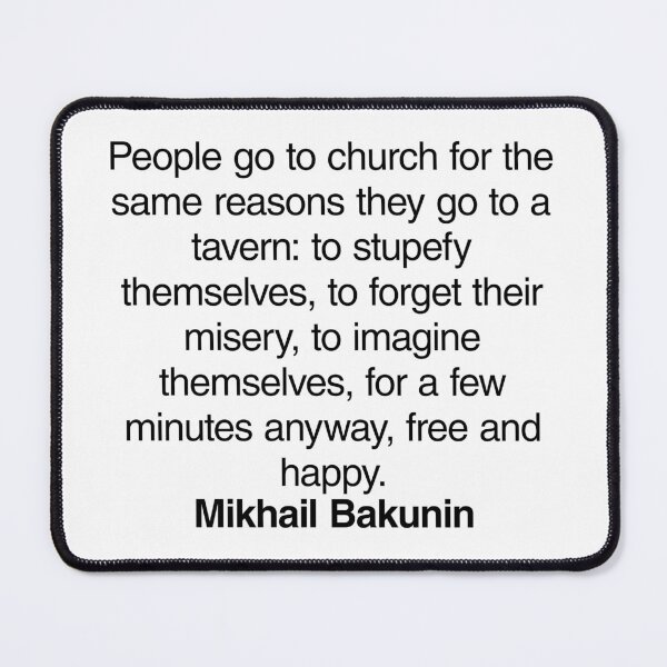 Item preview, Mikhail Bakunin Communist Quote. Best Gift for a Mikhail Bakunin's Socialist Fan (Communism quotes). designed and sold by margaretgiles.