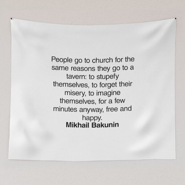 Item preview, Mikhail Bakunin Communist Quote. Best Gift for a Mikhail Bakunin's Socialist Fan (Communism quotes). designed and sold by margaretgiles.