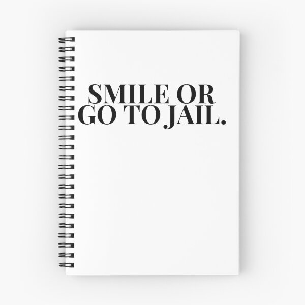 Item preview, Smile Or Go To Jail HTGAWM (White) designed and sold by nerdytalks.