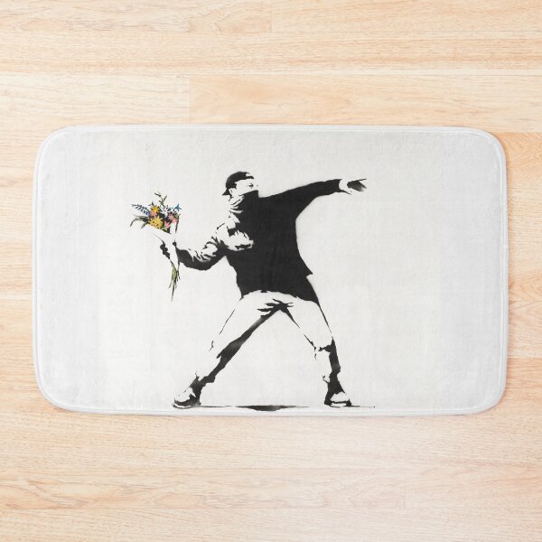 Item preview, Flower Thrower Banksy designed and sold by Teecha.